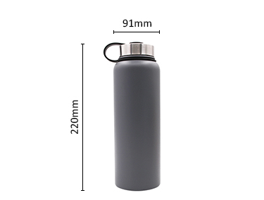 Stainless Steel Insulated Water Bottle - Cold 24 Hrs & Hot 12 Hrs | Reusable Wide Mouth