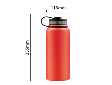 35 oz Insulated Water Bottle for Hot and Cold Beverages