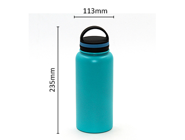 Sports insulated double wall stainless steel water bottle