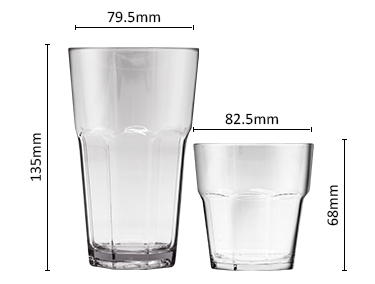 Customized unbreakable Tritan plastic wine glasses