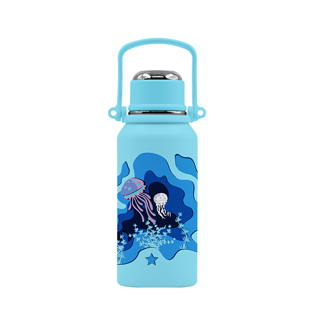 1200ML/40oz can be customized 304 stainless steel large capacity with handle thermos cup