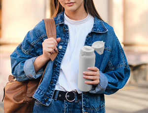 Why is it said that the evolution of water bottles also represents the progress of human civilization