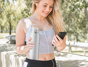 What's the secret of the thermos shared by jogging enthusiasts