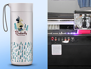 Can a Uv Printer Achieve 360-degree Printing on the Surface of the Water Cup