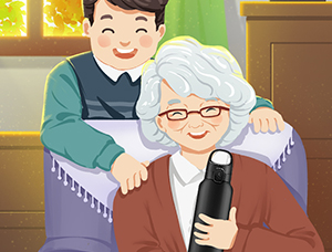 What is the future development trend of the water bottle market for the elderly