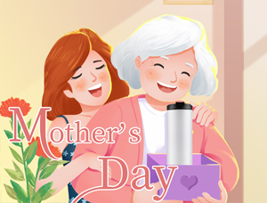 Mother’s Day is coming in 2021. How about choosing a water cup to give to mother?