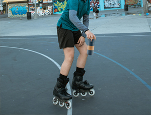 What kind of water cup is better for roller skating