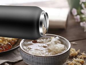 Can the insulatedfood flask /insulation cup simmer Tremella soup