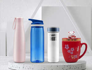 What are the differences between stainless steel, plastic, glass, and ceramic water cups
