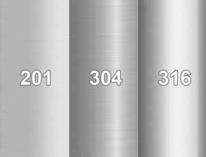 What are the differences between 201 stainless steel, 304 stainless steel, 316 stainless steel and titanium