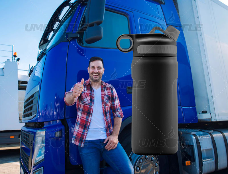 Truck Driver's Ideal Water Bottle: A Companion on the Road