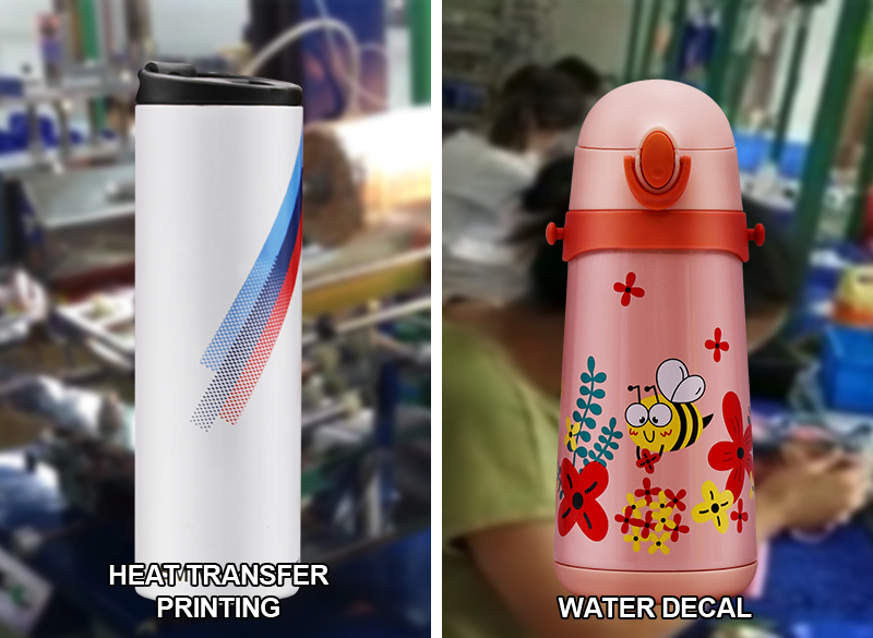 Comparison of Various Costs of Heat Transfer and Water Decal Process