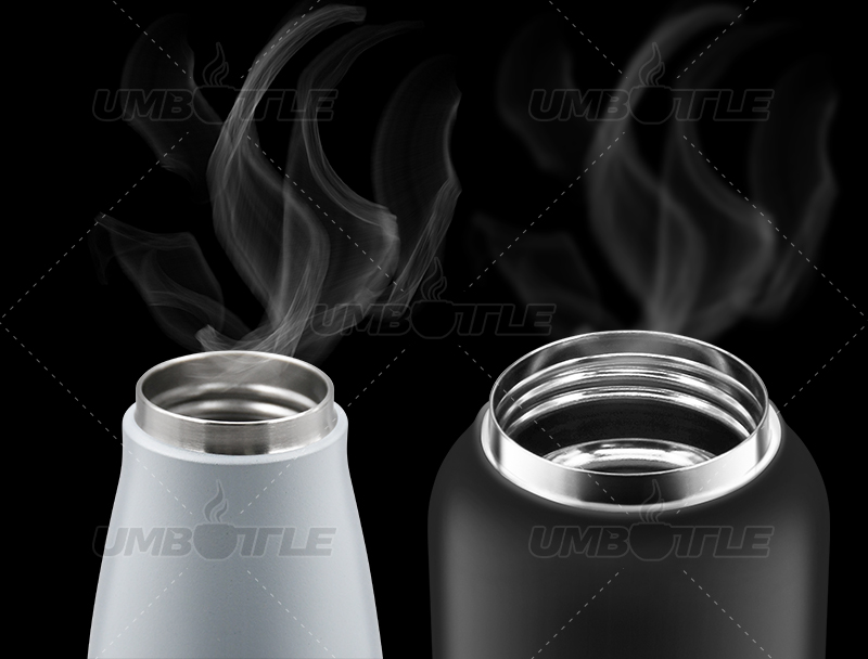 Why do thermos cups with different mouths and capacities have different heat preservation durations?