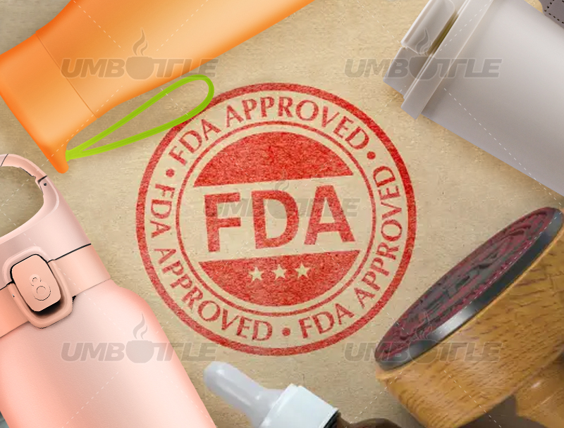 What tests do stainless steel thermos bottles need to undergo to pass FDA testing? (I)