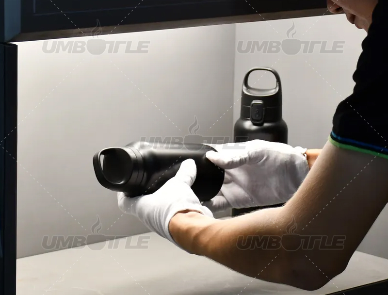 What tests should be done on stainless steel thermos bottles before leaving the factory?