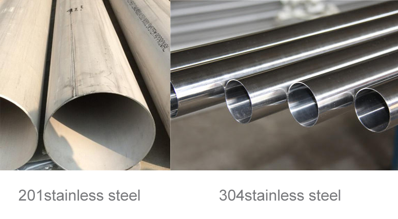 How to distinguish between 201 stainless steel and 304 stainless steel