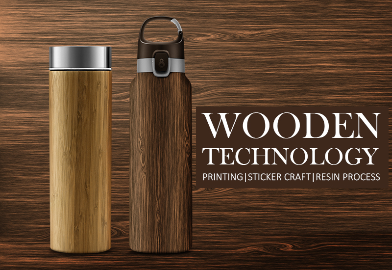 Some Water Cups Look Wooden on the Surface and Feel Wooden Material, but the Inside is Stainless Steel. How is This Made?