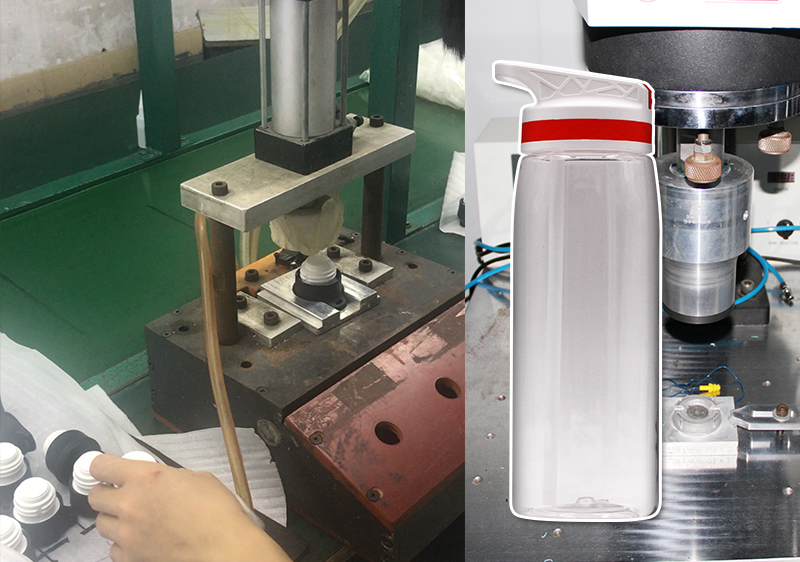 What is the effect of the ultrasonic process of the plastic water cup?