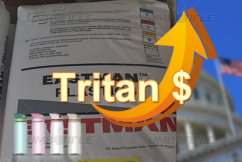 Why has the price of tritan materials soared wildly recently?