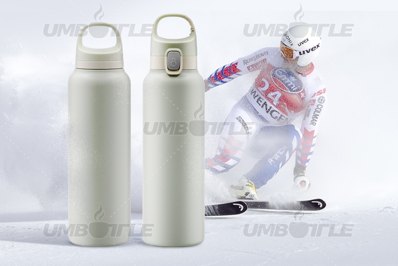 What kind of water bottle is suitable for skiing?