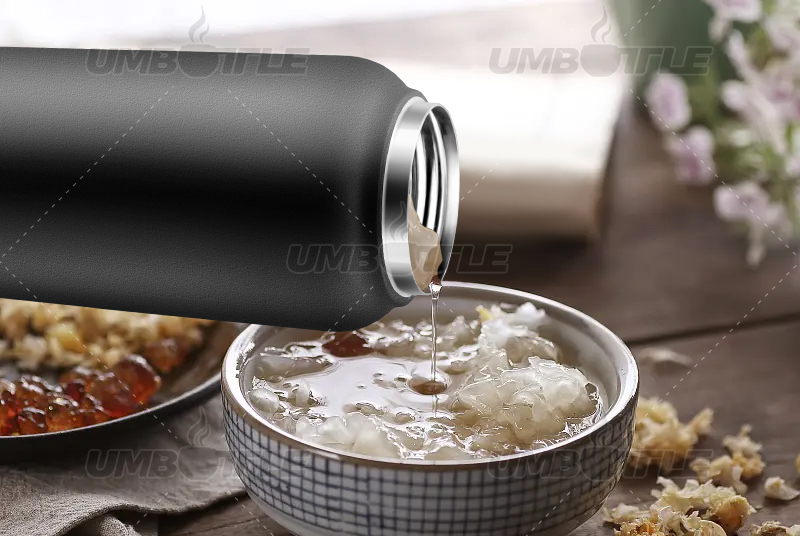 Can the insulatedfood flask /insulation cup simmer Tremella soup?(one)