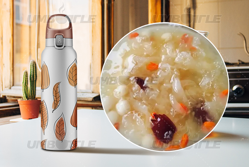 Can the insulatedfood flask /insulation cup simmer Tremella soup?(two)