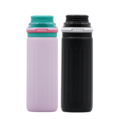 Portable stainless steel insulated cup with lifting ring outdoor tour cycling large capacity sports water cup double drink car cup